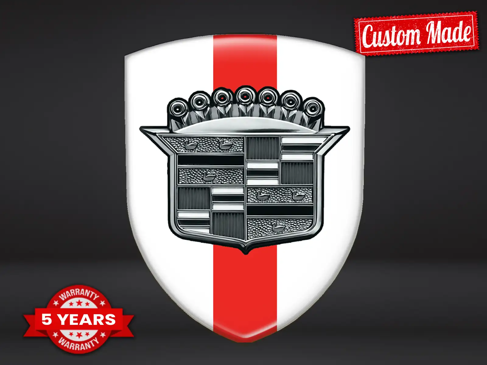 Cadillac Calcomanías Silicona Alta Gama Drift Edición Cúpula ST